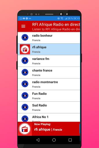 RFI Afrique Radio en direct sport screenshot 2