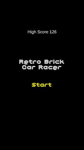 Retro Brick Car Racer screenshot 1