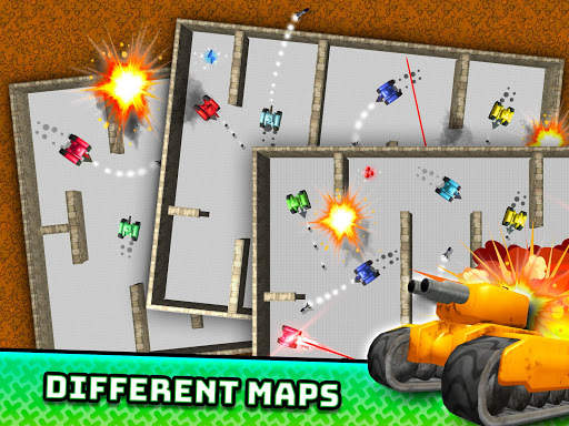 TankHit - 2 Player Tank Wars screenshot 5