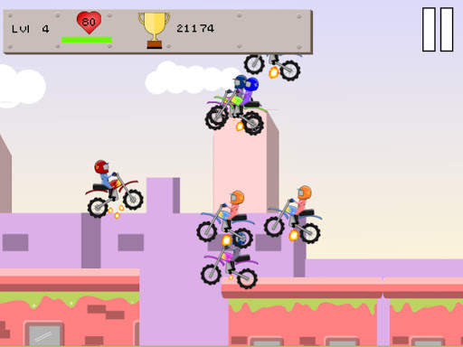 Flying Bike Race screenshot 3
