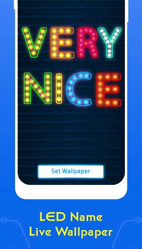 LED Name Live Wallpaper 4 تصوير الشاشة