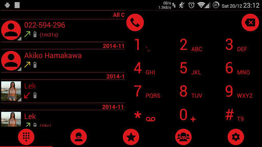 Theme for Drupe and RocketDial and ExDialer BRed screenshot 7