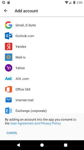 Sugar Mail email app screenshot 1