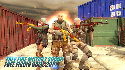 Free Military Firing Squad: Free Firing Game 2019 screenshot 1