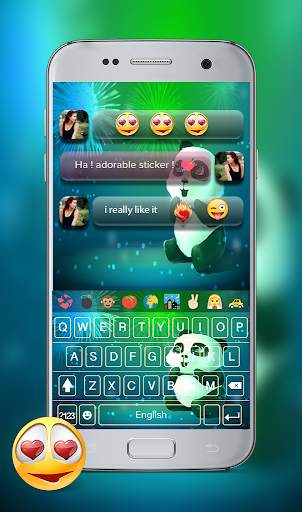 Panda Dream Emoji Keyboard - Panda Kawaii keyboard स्क्रीनशॉट 3