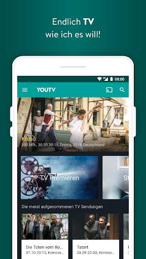 YouTV persönliche TV Mediathek скриншот 1
