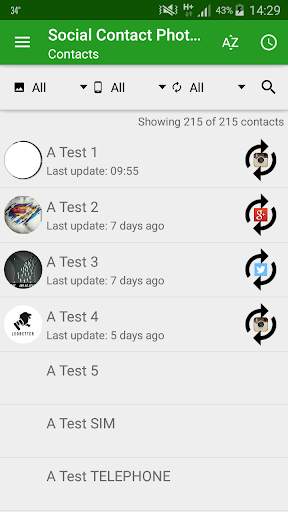 Social Contact Photo Sync screenshot 2