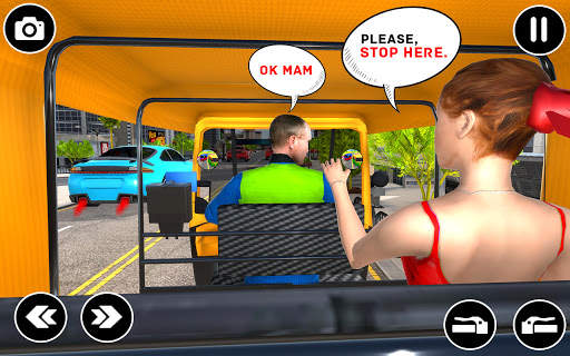 City Rickshaw Game: Car Games screenshot 5