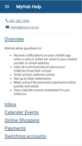 Curro MyHub Guardian screenshot 4
