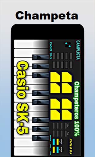 Piano Sk-5 Casio Android screenshot 1