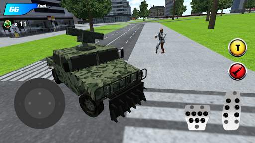 X Ray Robot : Zombie Offroad screenshot 3