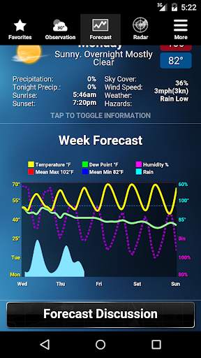 NOAA Weather screenshot 2