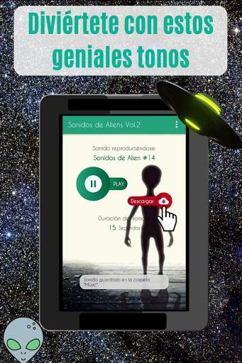 Sonidos de Aliens y OVNI para Celular gratis screenshot 4
