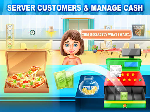 Pizza Restaurant Cashier: Fast Food Maker Games screenshot 4