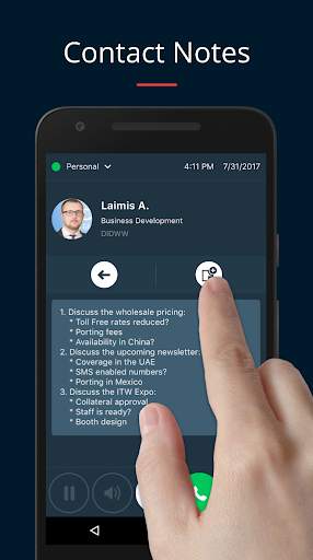 call.center free softphone screenshot 3