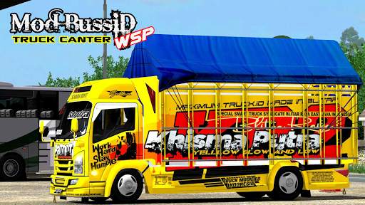 Mod Bussid Truck Canter WSP screenshot 1