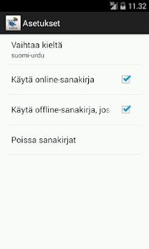 Finnish-Urdu Dictionary screenshot 5
