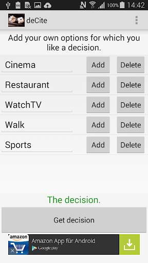 Decision Maker - deCite screenshot 2