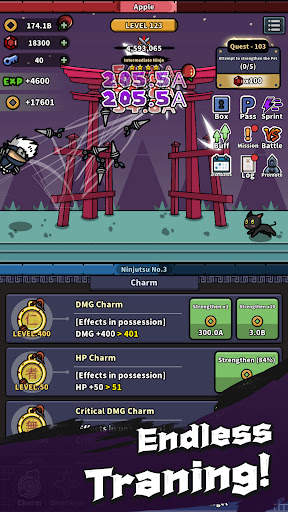 IDLE Fiery Ninja screenshot 1