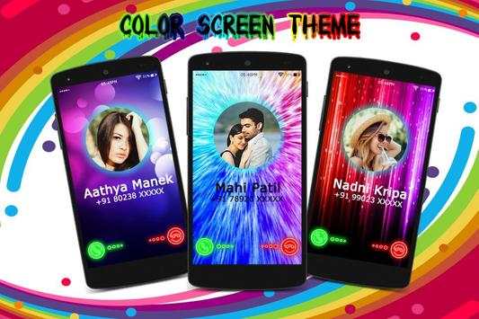 Caller Theme Screen:Color Caller Dialer, LED Flash screenshot 5