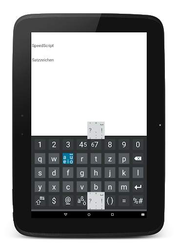 SpeedScript Tastatur free screenshot 18