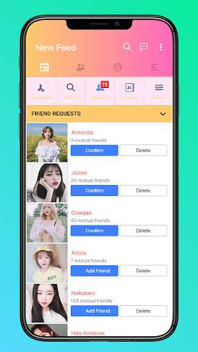 Mini for Social Network - Themes, emojis, funny screenshot 2