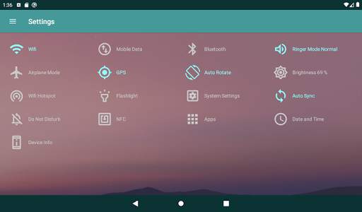 Settings Widget screenshot 6