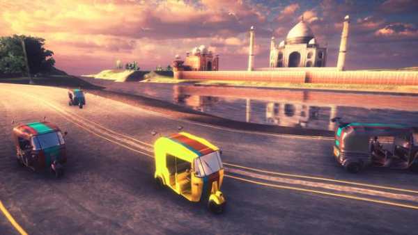 Rickshaw Tuk Tuk Car Multiplayer Racing Game screenshot 7
