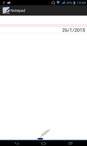 Notepad screenshot 1