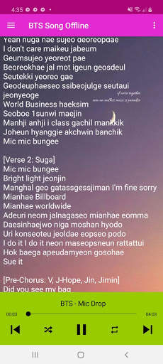 BTS Song Offline screenshot 8