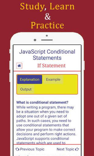 JavaScript Tutorials offline with Examples screenshot 4