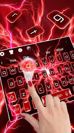 Red Lightning Keyboard screenshot 1