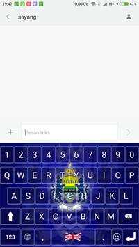 Persib Keyboard Tema screenshot 1