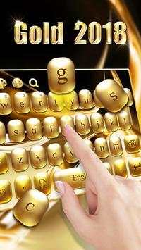 Gold 2018 Keyboard Theme screenshot 2