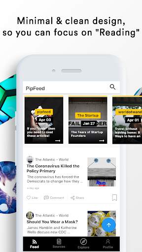 PipFeed - Newspaper Articles & News Aggregator screenshot 3