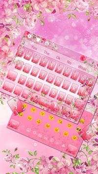 Spring Flowers Rose Keyboard screenshot 3