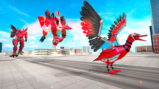 Duck Robot Car Transform Games screenshot 5
