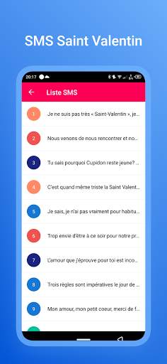SMS Saint Valentin 2021 screenshot 4