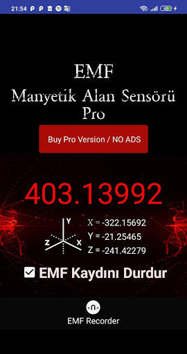 Epic Emf Recorder Lite screenshot 4