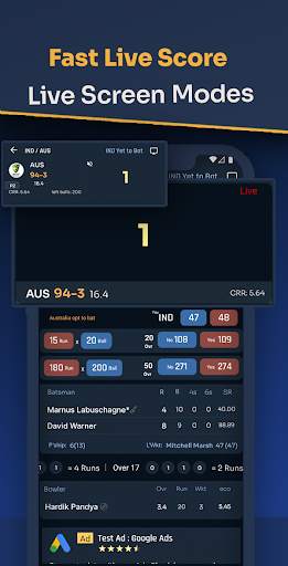 Cricket Live Score - CricChamp screenshot 2
