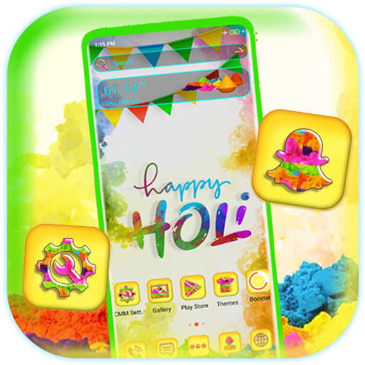 Holi Theme Launcher icon