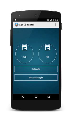 Age calculator(Date-Date) screenshot 1