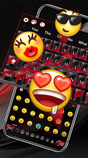 Red Black Keyboard screenshot 3
