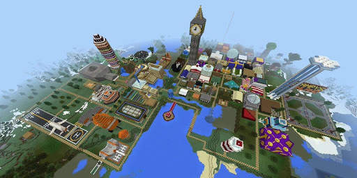 Stampy s Lovely World Map screenshot 1
