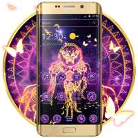 Neon Butterfly Dream Catcher Theme on 9Apps