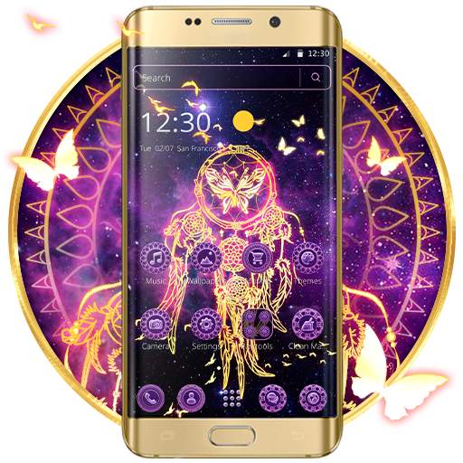 Neon Butterfly Dream Catcher Theme 1.1.2