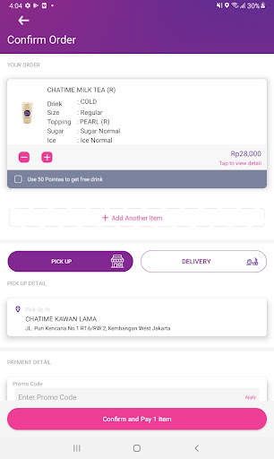Chatime Indonesia screenshot 6