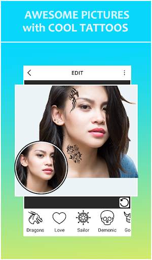 Tattoo Photo Editor- Photo Tattoos, Tattoo Maker screenshot 1