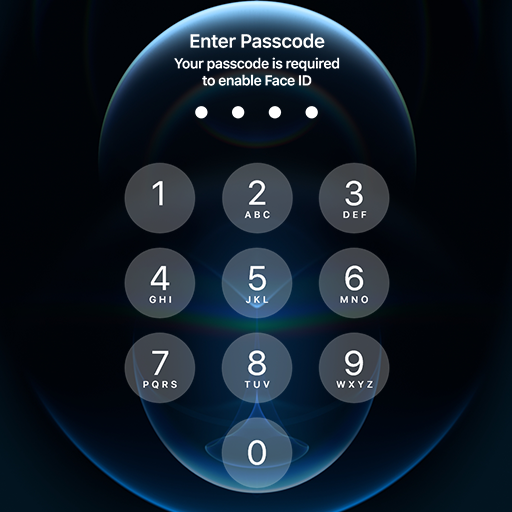 iphone 12 Lock screen icon