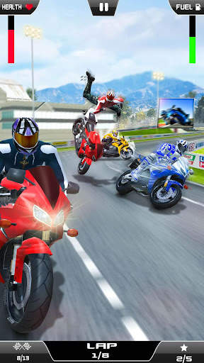 Thumb Moto Race - Bike Games screenshot 4